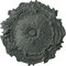 Ekena Millwork Plymouth Ceiling Medallion (Fits Canopies up to 1 5/8"), 16 3/4"OD x 1 3/8"P, Athenian Green Crackle CM16PLAGC - alternate 1